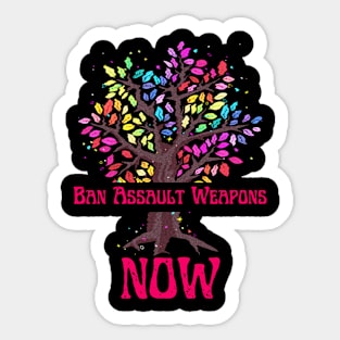 Ban Assault Weapons Now Sticker